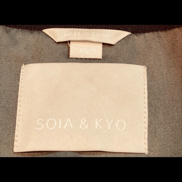 Soia & Kyo Women's Bomber Jacket - Picture 3 of 3